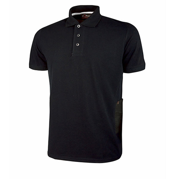 U-Power - EY125BC-XL - Polo a maniche corte Gap - taglia XL - nero - U-Power - conf. 3 pezzi