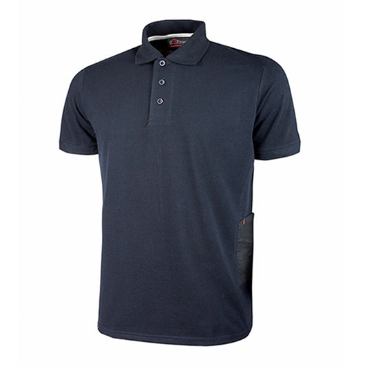 U-Power - EY125DB-XL - Polo a maniche corte Gap - taglia XL - blu - U-Power - conf. 3 pezzi