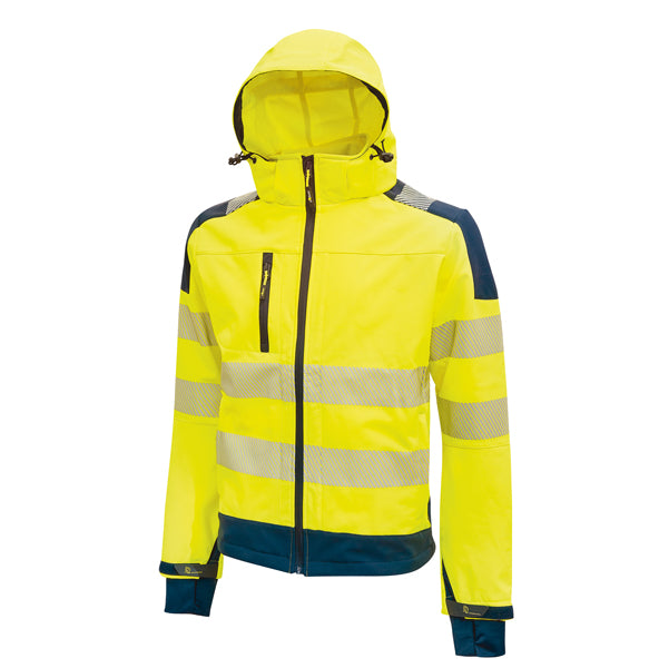 U-Power - HL169YF-XL - Giacca alta visibilitA' Softshell Miky - taglia XL - giallo fluo - U-Power