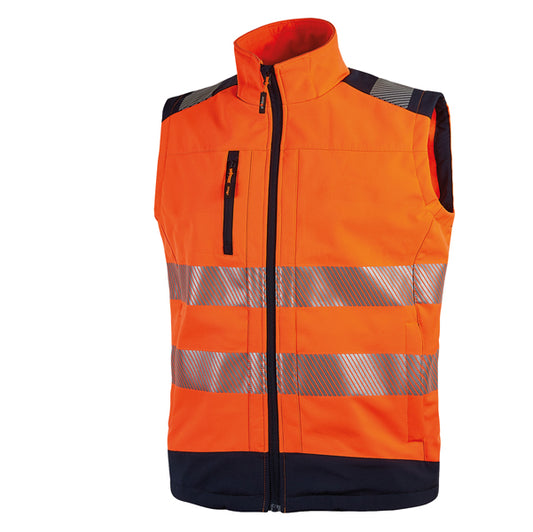 U-Power - HL173OF-XL - Gilet alta visibiltA' Softshell Dany - arancio fluo - taglia XL - U-Power