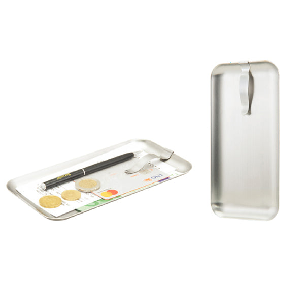 SECURIT - MC-BP-BSS - Portaconto - con fermaglio in metallo - 28,5x9 cm - Securit