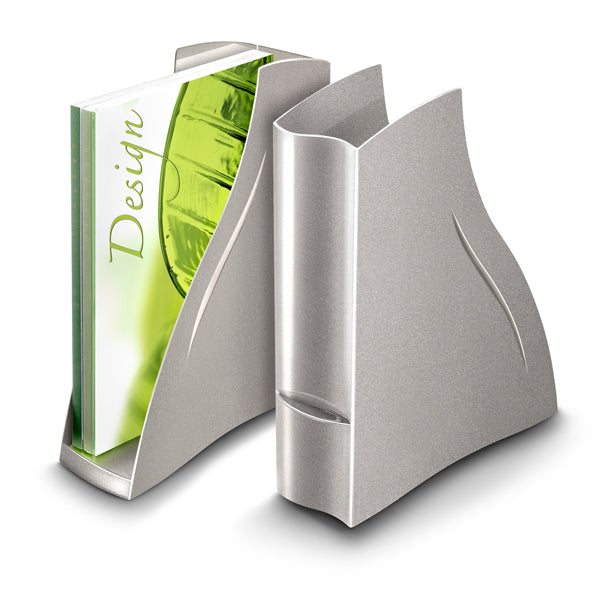 CEP - 1003700201 - Portariviste Ellypse Extra Strong - 27,8 x 8,3 x 32,5 cm - grigio talpa - CEP