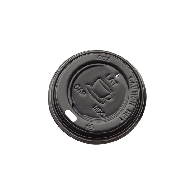 Leone - H0740 - Tappo per bicchiere da 115 ml - polistirene - nero - Leone - conf. 1000 pezzi