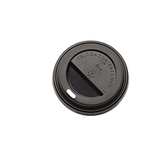 Leone - H0741.100 - Tappo in polistirene per bicchiere da 240 ml - nero - Leone - conf. 1000 pezzi