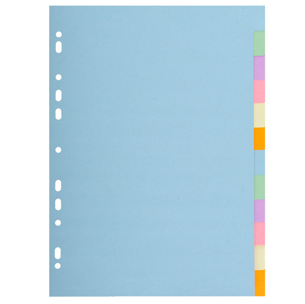 EXACOMPTA - 1612E - Separatore Forever Pastel - A4 - 12 tasti - cartoncino - 170 gr - Exacompta