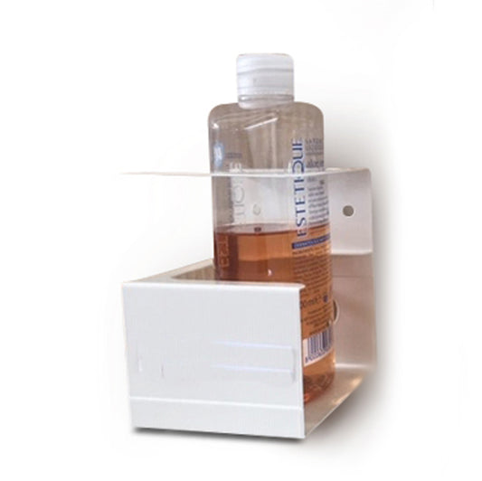 METALPLUS - 5010-2 - Supporto da parete porta dispenser da 500ml - max D 80mm - Metalplus