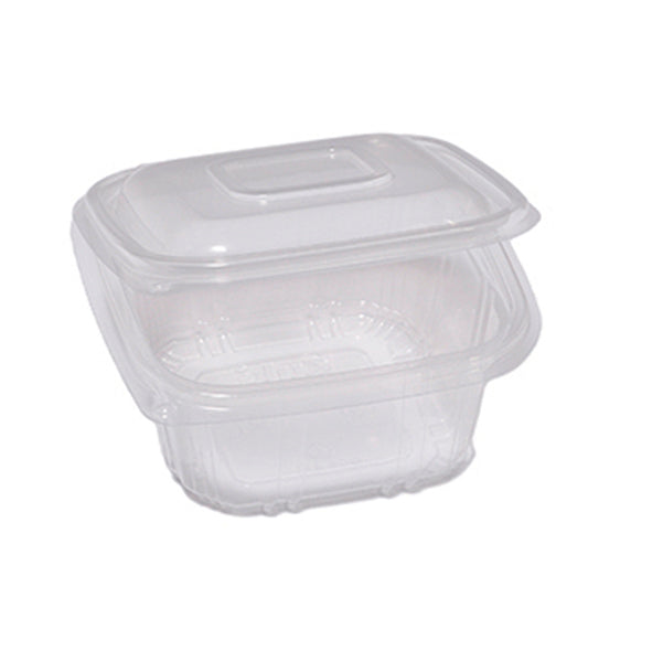 Cuki Professional - 48401032 - Contenitori in PP - con coperchio incernierato - 12 x 12 x 5,5 cm - Cuki Professional - pack 50 pezzi
