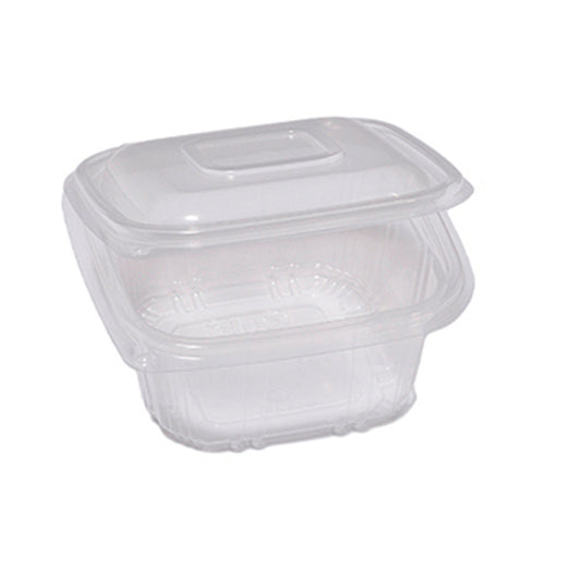 Cuki Professional - 48401032 - Contenitori in PP - con coperchio incernierato - 12 x 12 x 5,5 cm - Cuki Professional - pack 50 pezzi