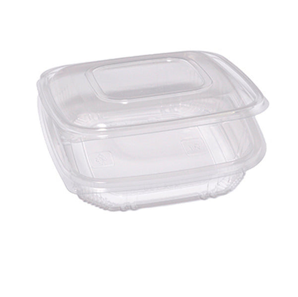 Cuki Professional - 48421022 - Contenitori in PP - con coperchio incernierato - 18,5 x 18,5 x 3,7 cm - Cuki Professional - pack 50 pezzi