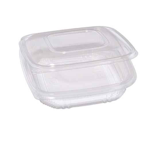 Cuki Professional - 48421022 - Contenitori in PP - con coperchio incernierato - 18,5 x 18,5 x 3,7 cm - Cuki Professional - pack 50 pezzi