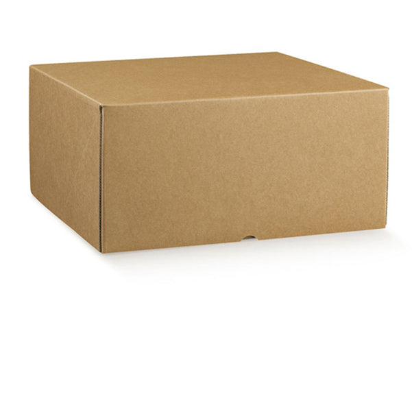 SCOTTON - 38530C - Scatola box per asporto linea Marmotta - 30x40x19,5 cm - avana - Scotton