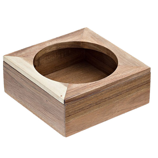Leone - s0087 - Supporto caraffa - in bamboo - 20x20x8 cm - colore naturale - Leone