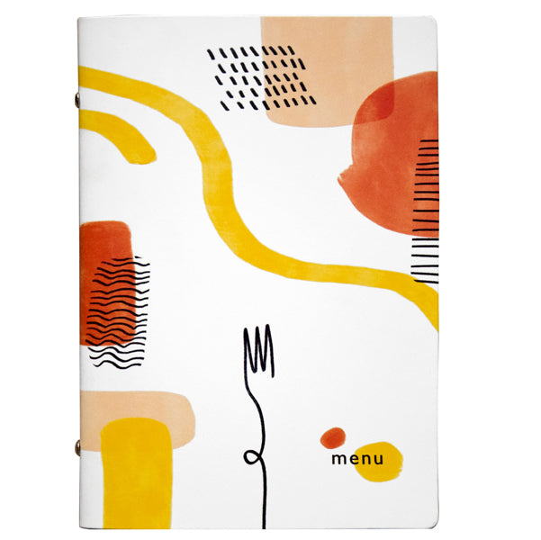 STILCASA - F360041 - PortamenU' linea Spaghetti - A5 - 17x23 cm - bianco - Stilcasa