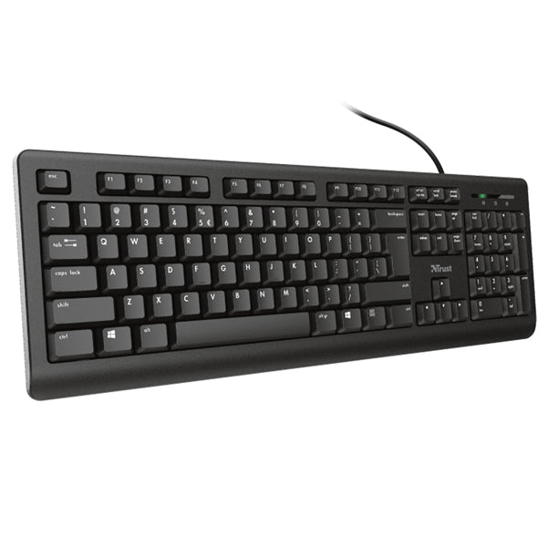 TRUST - 23981 - Tastiera TK-150 ultrasilenziosa - con filo - Trust