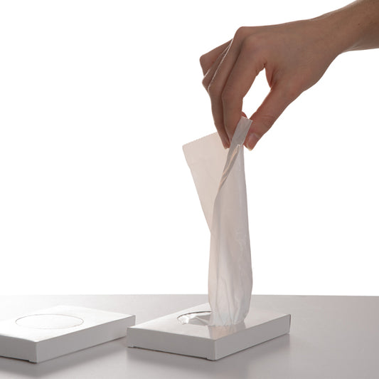 No Brand - J3D001S - Sacchetti igienici in HDPE - 11x28 cm - conf. 25 pezzi