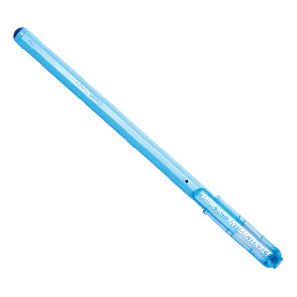 PENTEL - BK77AB-CE - Penna sfera Superb Antibacterical+ - punta 0,7 mm - inchiostro blu - Pentel