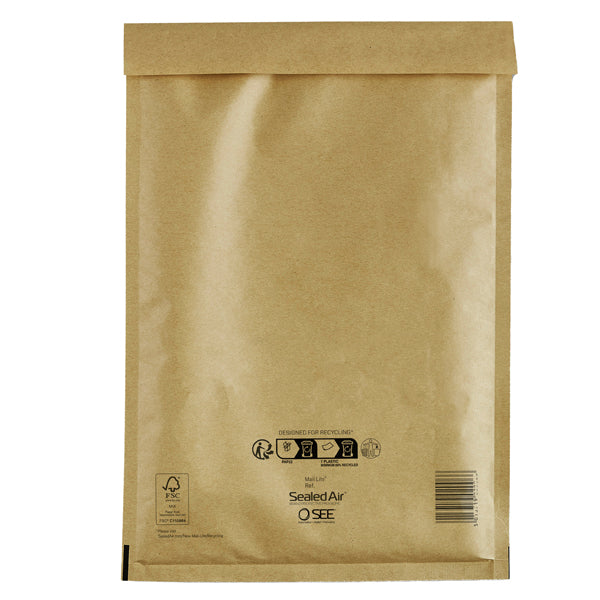 SEALED AIR - 103027404 - Busta imbottita Mail Lite  Gold - E (22 x 26 cm) - avana - Sealed Air  - conf. risparmio 100 pezzi