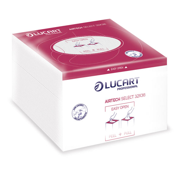 Lucart - 853001B - Panni multiuso AirTech Select - 32x38 cm - Lucart - conf. 55 pezzi