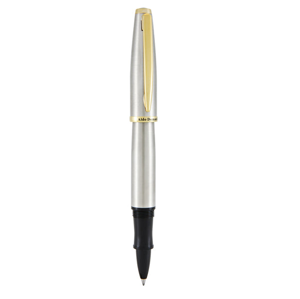 MONTEVERDE - J059676 - Penna roller Aldo Domani - punta M - fusto silver - Monteverde
