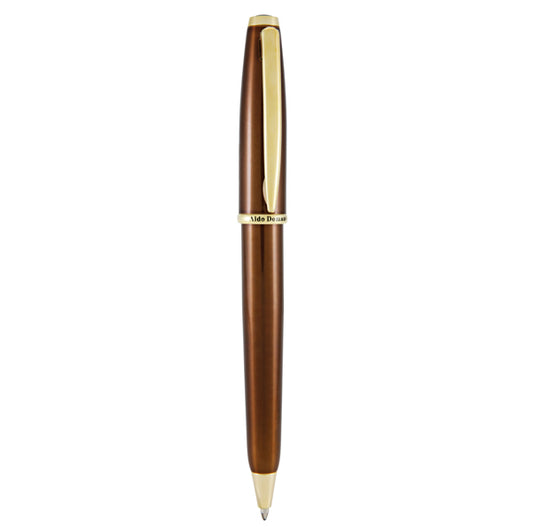 MONTEVERDE - J059665 - Penna sfera Aldo Domani - punta M - fusto tabacco - Monteverde