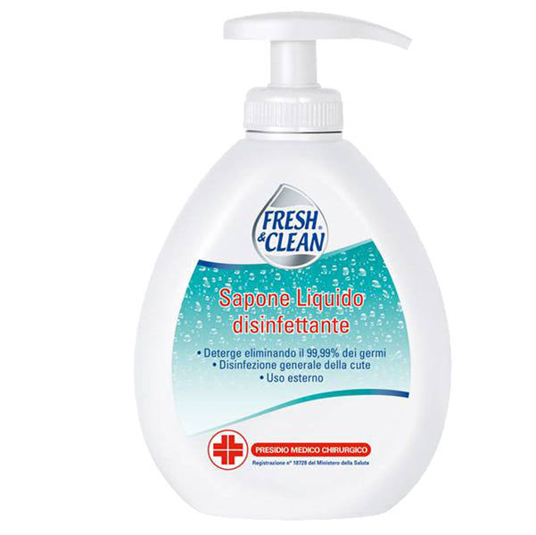 Fresh&Clean - 06-0245 - Sapone liquido disinfettante - 300 ml - FreshClean
