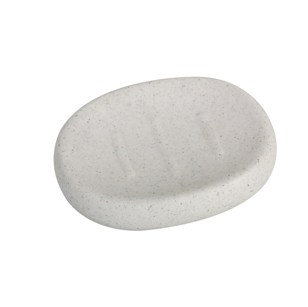 King Collection - P1597084 - Portasapone linea Stone - bianco - King Collection