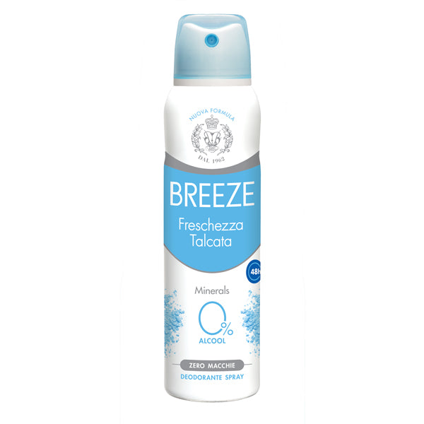 Breeze - 138870 - Spray deodorante Breeze - freschezza talcata - 150 ml - Gaia