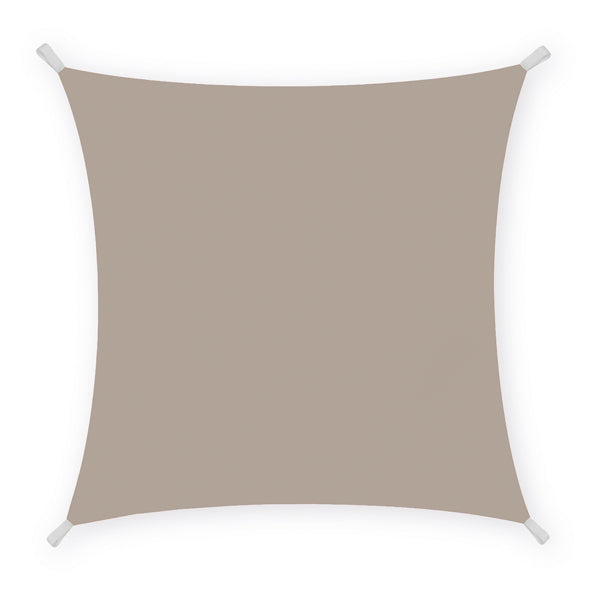 Garden Friend - T1699031 - Tenda a vela quadrata ombreggiante - 3 x 3 m - tortora - Garden Friend