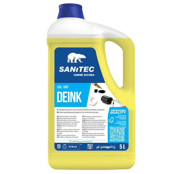 Sanitec - 1887 - Detergente sgrassante Deink - 5 kg - Sanitec