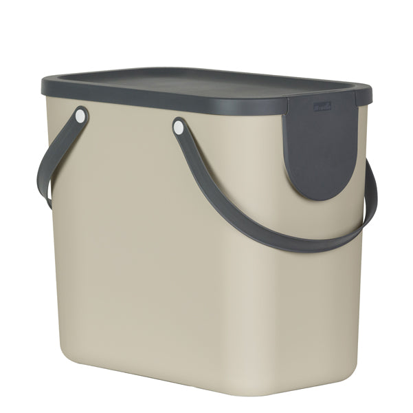 ROTHO - F707534 - Pattumiera Albula - 25 L - cappuccino - Rotho