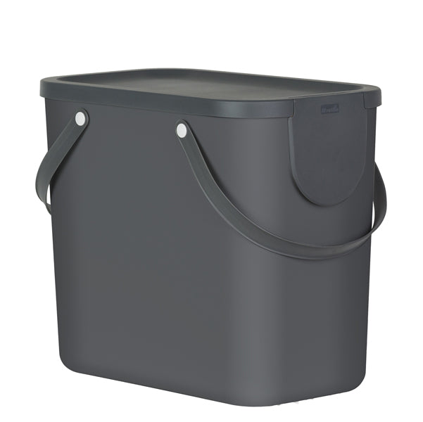 ROTHO - F707535 - Pattumiera Albula - 25 L - grigio antracite - Rotho