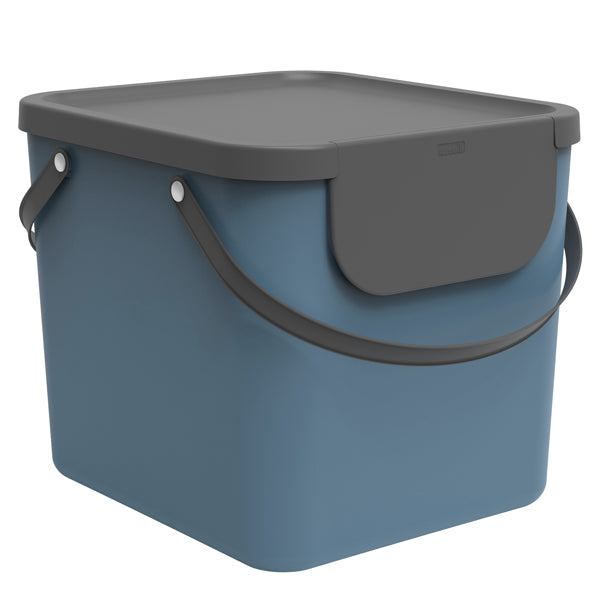 ROTHO - F707543 - Pattumiera Albula - 40 L - blu horizon - Rotho