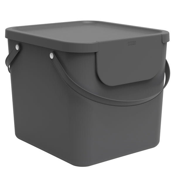 ROTHO - F707545 - Pattumiera Albula - 40 L - grigio antracite - Rotho