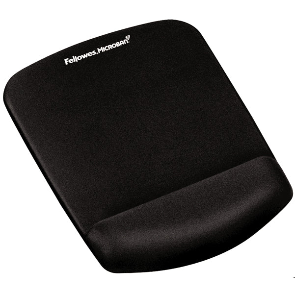 FELLOWES - 9252003 - Mousepad con poggiapolsi in FoamFusion Microban PlusTouch - nero - Fellowes