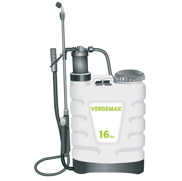Verdemax - 5979 - Pompa a zaino meccanica - 16 L - Verdemax