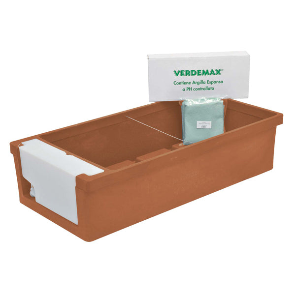 Verdemax - 2250 - Kit Orto urbano - 115 x 58 x28 cm - terracotta - Verdemax