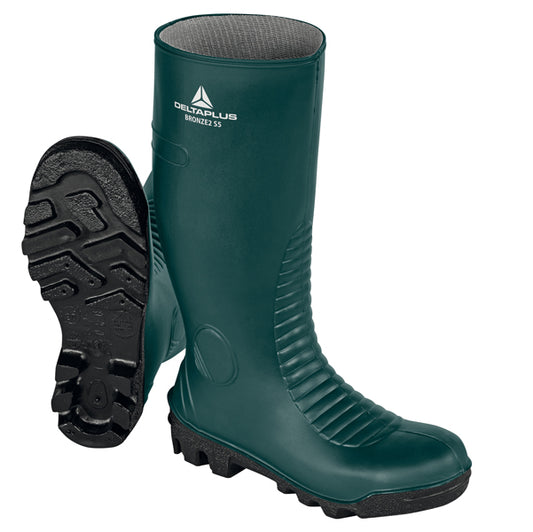 DELTAPLUS - BRON2S5VE44 - Stivali di sicurezza Bronze2 S5 SRA - taglia 44 - verde - Deltaplus