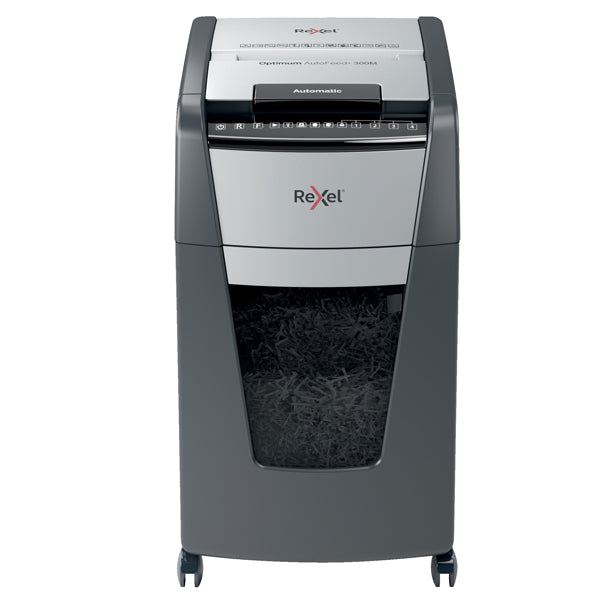 REXEL - 2020300MEU - Distruggidocumenti Optimum AutoFeed+ 300M - a micro frammenti - Rexel