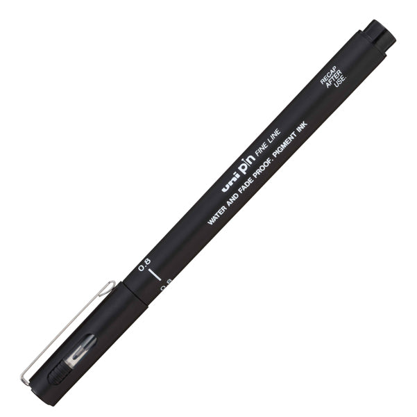 UNI MITSUBISHI - M PIN108 N - Pin fineliner - punta 0,8 mm - nero - Uni Mitsubishi