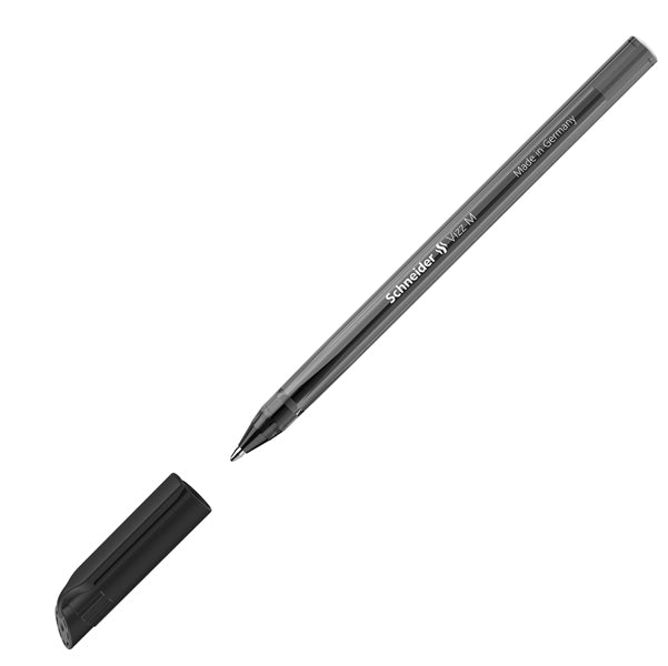 SCHNEIDER - P102201 - Penna a sfera Vizz - con cappuccio - punta media - nero - Schneider