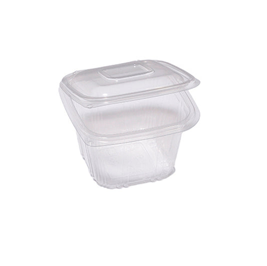 Cuki Professional - 48401052 - Contenitori in PP - con coperchio incernierato - 12 x 12 x 7,5 cm - Cuki Professional - pack 50 pezzi