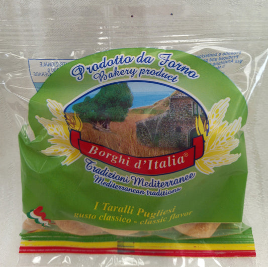 Borghi d'Italia - BITOM - Taralli - monoporzione da 40 gr - Borghi d'Italia