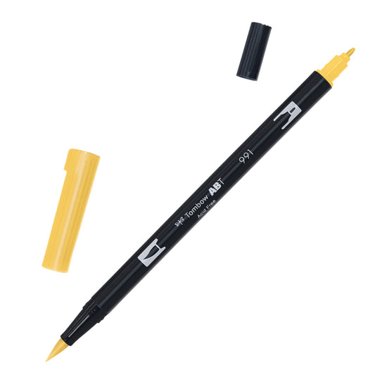 TOMBOW - PABT-991 - Pennarello Dual Brush N991 - light ochre - Tombow - 93242 -  Conf. da 6 Pz.