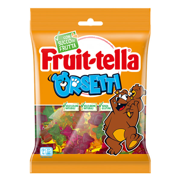 Fruit-tella - 06385200 - Caramella gommosa - orsetti - formato pocket 90 gr - Fruit-Tella