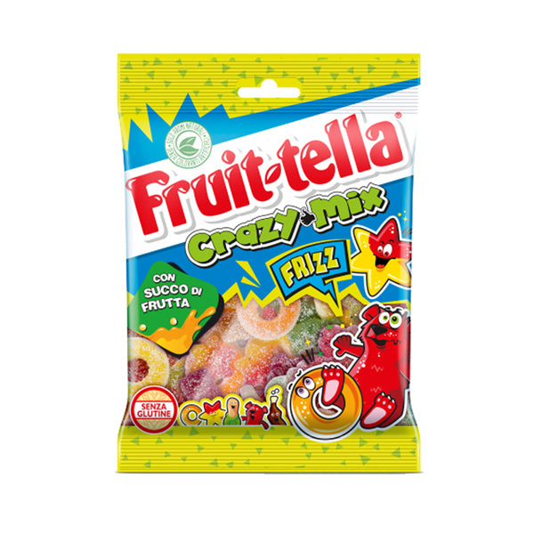 Fruit-tella - 06386600 - Caramella gommosa Frizz - crazy mix - 175 gr - Fruit-Tella