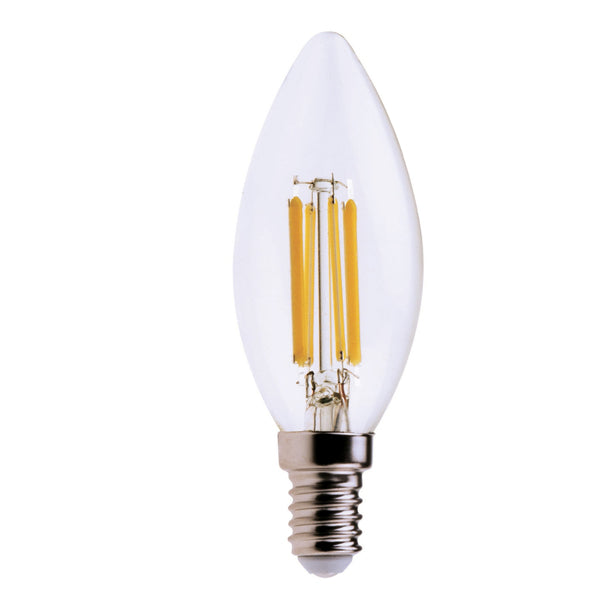 MKC - 499048542 - Lampada - Led - candela - 6W - E14 - 6000K - luce bianca fredda - MKC