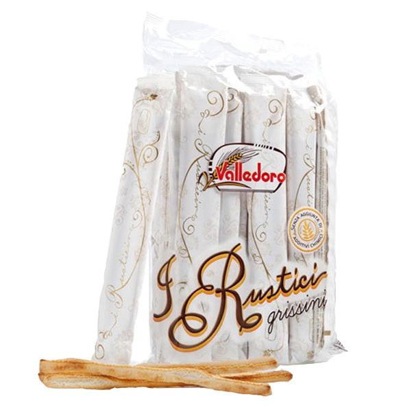 Valledoro - VAGRR - Grissini Rustici - 300 gr - multipack 12 monoporzioni - Valledoro