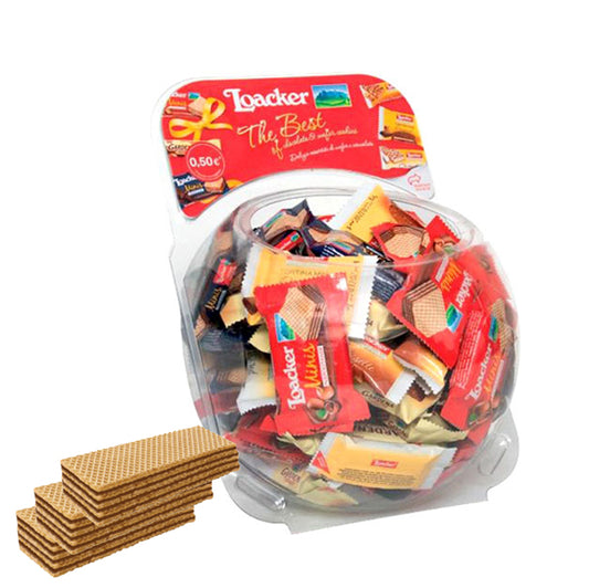LOACKER - LOMIN - Wafer Minis - 700 gr - Loacker - bolle self service da 140 pezzi