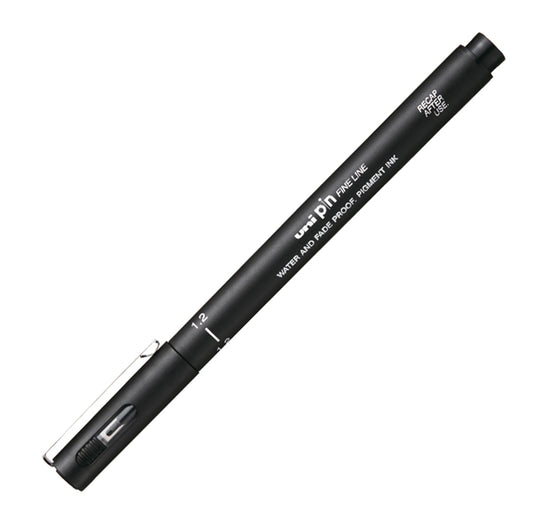 UNI MITSUBISHI - M PIN112 N - Pin fineliner - punta 1.2 mm - nero - Uni Mitsubishi