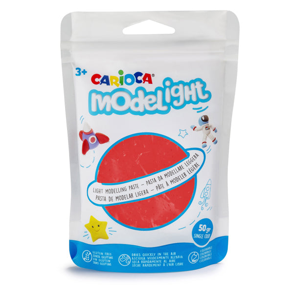 CARIOCA - 42686-03 - Pasta Model Light - 50 gr - rosso - Carioca